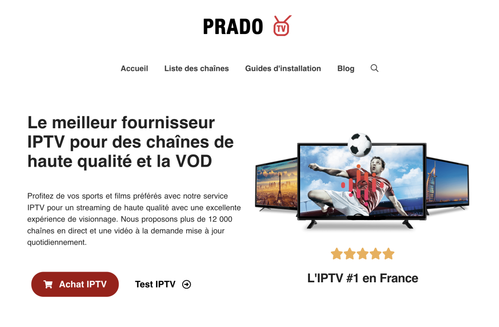 PradoTV.com - Best IPTV service in france